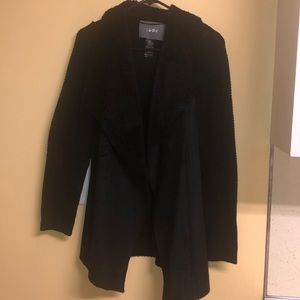 Tobi Black sweater jacket